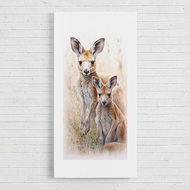 5IQEM Motherly Love: Kangaroo - Sightly Prints