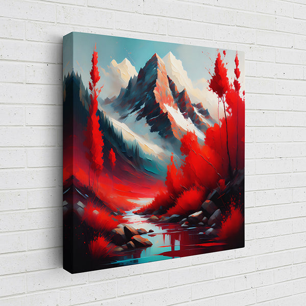 7XPNU Mountains Oil Painting VII - Sightly Prints