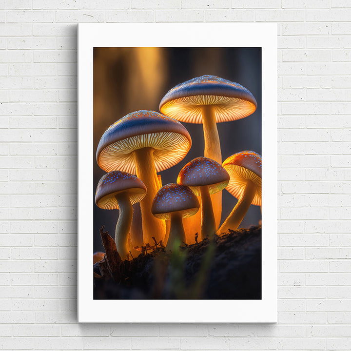 0HRQJ Shroomscapes: Cortinarus Caperatus - Sightly Prints