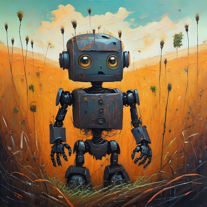 RHCRS Robot in a Field I - Sightly Prints