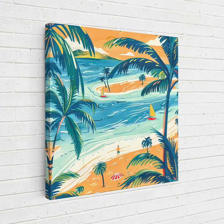 2DEDG Sunny Beachside I - Sightly Prints