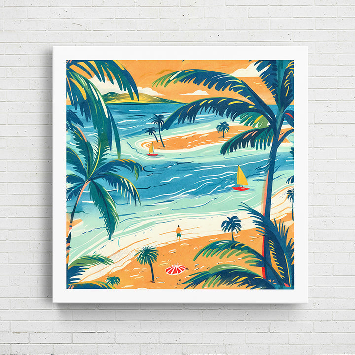 2DEDG Sunny Beachside I - Sightly Prints