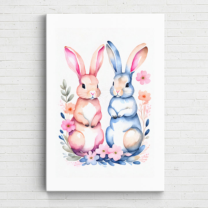 76EGT Watercolor Bunnies 2 - Sightly Prints