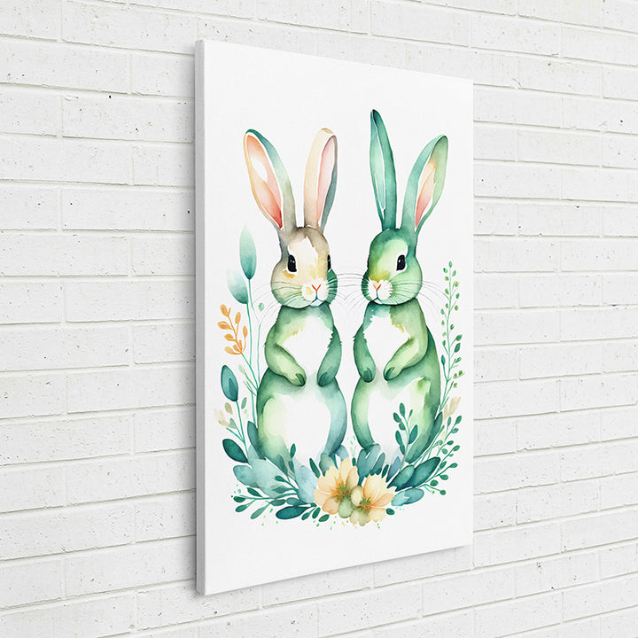 KVOXC Watercolor Bunnies 5 - Sightly Prints