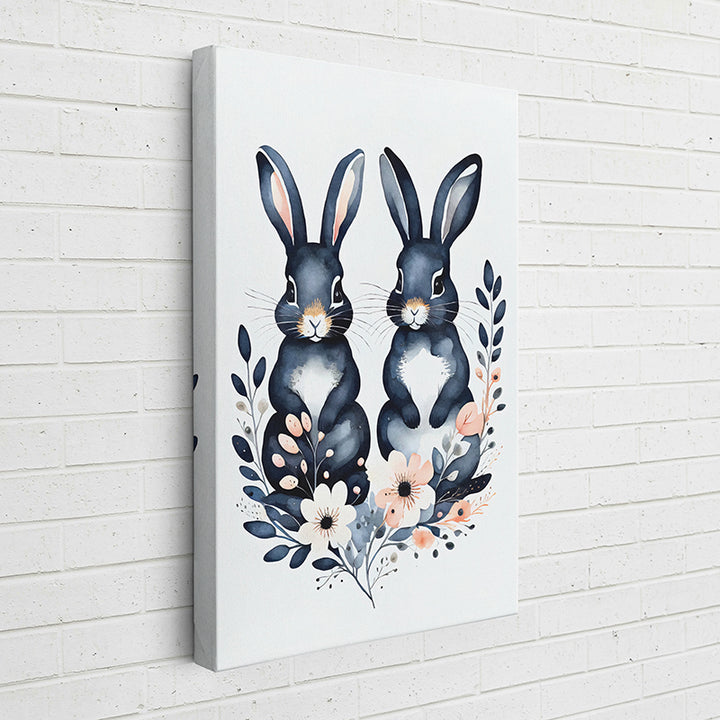 MNSE0 Watercolor Bunnies 7 - Sightly Prints