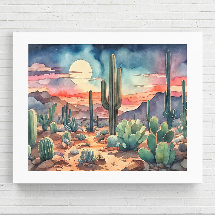 97HTB Watercolor Desert II - Sightly Prints