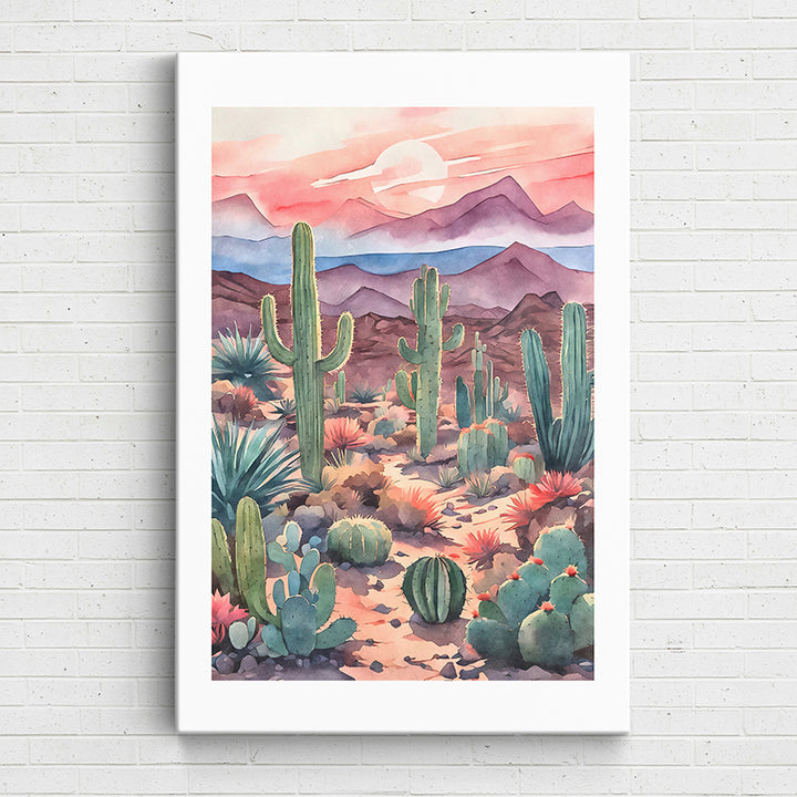 B7S5I Watercolor Desert VII - Sightly Prints