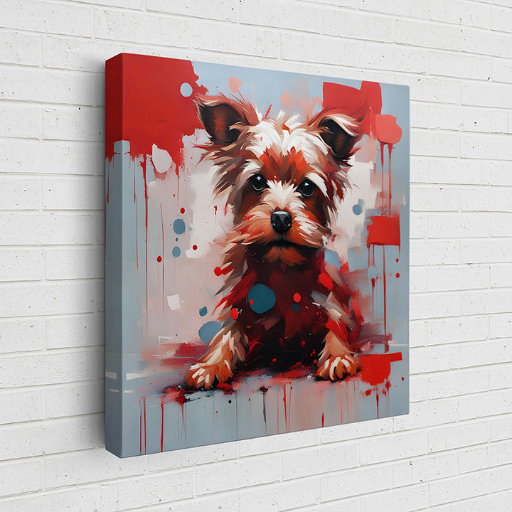 2Q5PG Colorful Canine Portraits: Yorkshire I - Sightly Prints