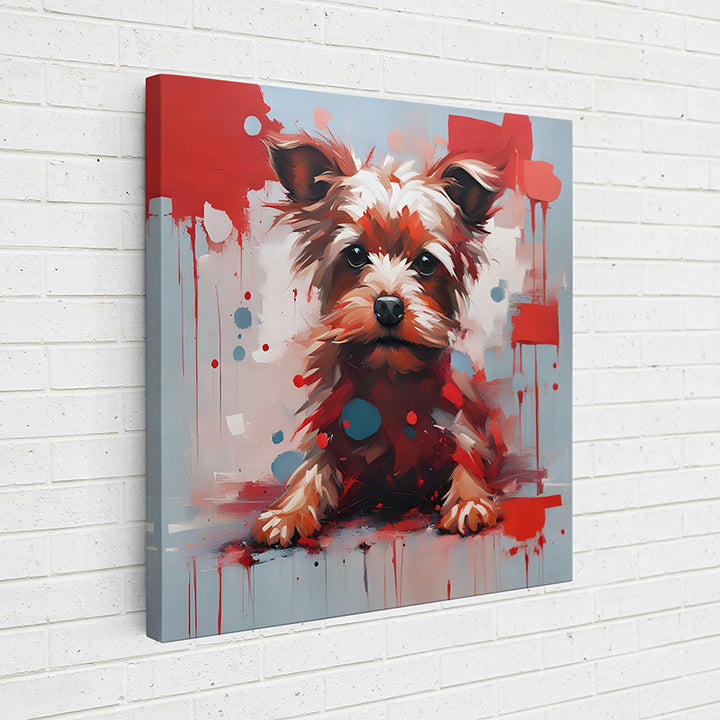 2Q5PG Colorful Canine Portraits: Yorkshire I - Sightly Prints