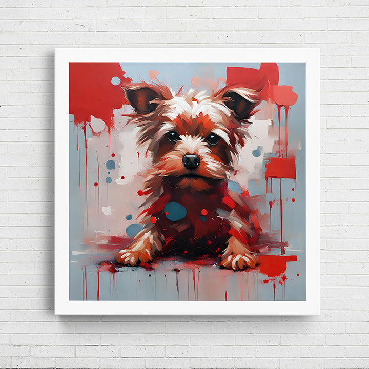 2Q5PG Colorful Canine Portraits: Yorkshire I - Sightly Prints